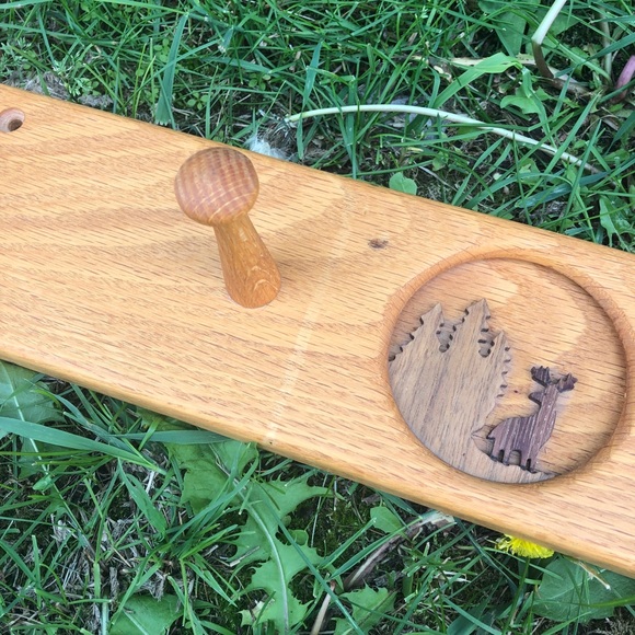 COAT RACK Hanger, Wood, TOWEL RACK - Picture 4 of 5